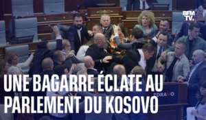Une bagarre éclate au parlement du Kosovo