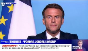 Réseaux sociaux: Emmanuel Macron veut trouver "un ordre public numérique" pour limiter les contenus qui appellent à la violence