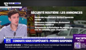 Homicide routier: "Il n'y aura pas de changements concrets sur ce que l'on va constater en sortie de tribunal", pour Thibault Desjardins (frère de victime)