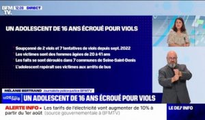 Seine-Saint-Denis: un adolescent de 16 ans mis en examen pour des faits de viols