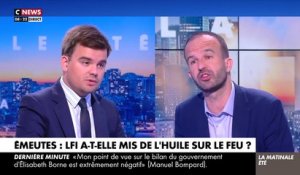 Gros clash en direct ce matin entre le député Insoumis Manuel Bompard et le journaliste politique de Cnews Gauthier Le Bret: "Je dis ce que je veux sur ce plateau"