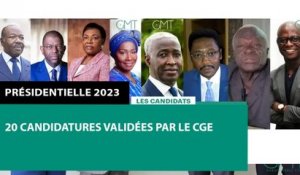 [#Reportage] Présidentielle 2023 : 20 candidatures validées par le CGE
