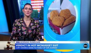 USA: Une fillette se brûle avec des nuggets de poulet - Le géant de la restauration rapide McDonald's condamné à verser 800.000 dollars à sa famille