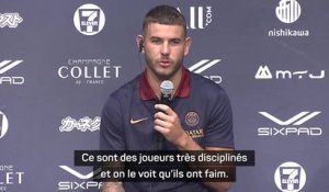 PSG - L. Hernandez : "Les joueurs japonais sont très disciplinés"