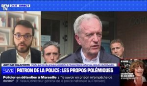 Policier en détention provisoire à Marseille: "Je ne défends pas une police républicaine qui bénéficie d'un régime d'impunité" déclare Arthur Delaporte (PS)