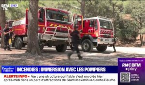 Incendies: en immersion avec les pompiers lors de leurs interventions dans le Var