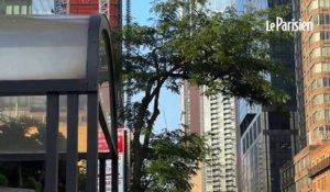 New York : une grue s'enflamme et s'écroule contre un immeuble de Manhattan