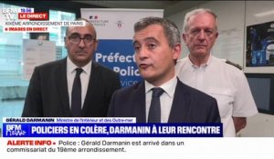 Propos du directeur général de la Police nationale: "Je suis très fier que ce soit mon collaborateur", affirme Gérald Darmanin
