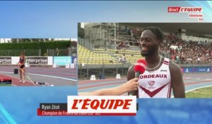 Ryan Zézé : «J'ai pris ma revanche» - Athlétisme - Championnats de France