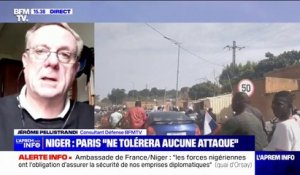 Manifestation devant l'ambassade de France au Niger: "La France est, en quelque sorte, le bouc émissaire", analyse le général Jérôme Pellistrandi