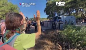 Turquie : manifestation contre la destruction d'une forêt