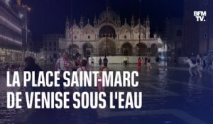 À Venise, la place Saint-Marc à nouveau sous les eaux à cause d'une crue