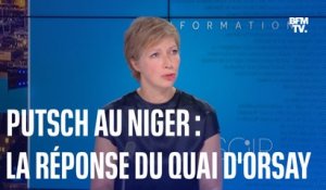 Putsch au Niger: Anne-Claire Legendre, porte-parole du Quai d'Orsay, s'exprime sur BFMTV