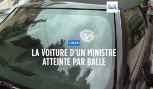 Liban : la voiture du ministre de la Défense atteinte par une balle