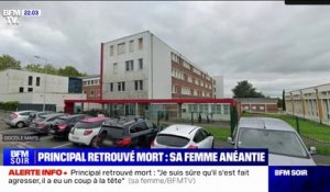 "Je suis sûre qu'il s'est fait agresser": la femme du principal de collège retrouvé mort à Lisieux témoigne sur BFMTV