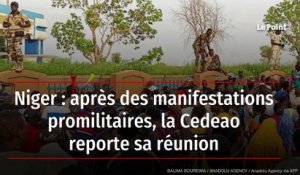 Niger : après des manifestations promilitaires, la Cedeao reporte sa réunion