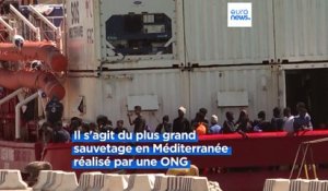 En moins de 48 heures, le navire Ocean Viking a porté assistance à 623 migrants en mer Méditerranée