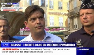 Jérôme Viaud, maire de Grasse, sur l'incendie qui a fait 3 morts: "Cet immeuble n'avait pas de problème structurel de bâti"