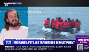 Traversée de la Manche par les migrants: la répression aux frontières "augmente surtout la détermination des personnes à passer", affirme le journaliste Louis Witter