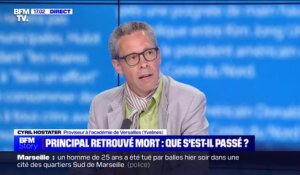 Principal de collège retrouvé mort à Lisieux: "L'énorme majorité des établissements n'a pas les moyens de se payer un gardiennage", explique Cyril Hostater (proviseur à l'académie de Versailles)