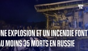 Une explosion et un incendie dans une station-service font au moins 35 morts en Russie