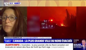 Face à d'importants feux de forêt, la plus grande ville du Nord canadien évacuée