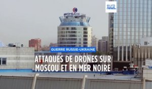 Des drones ukrainiens détruits par les forces russes à Moscou et en mer Noire