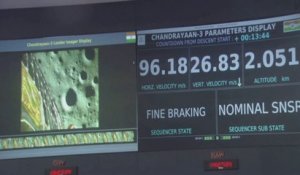 Pour la première fois de son histoire, l'Inde réussit à poser son vaisseau lunaire Chandrayaan-3 sur la Lune