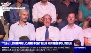 Rentrée politique: Laurent Wauquiez et Éric Ciotti côte à côte à l'université d'été des Républicains