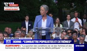 À Tourcoing, Élisabeth Borne appelle la majorité présidentielle à "l'unité derrière le président de la République"