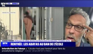 Iannis Roder (Fondation Jean-Jaurès): "À la sortie du ramadan 2022, on a vu clairement une poussée du port de ce type de vêtement dans les établissements scolaires"