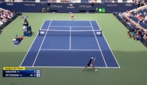 Swiatek - Peterson - Les temps forts du match - US Open