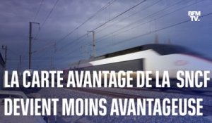 La carte Avantage de la SNCF devient moins avantageuse à partir de ce mardi