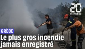 Grèce : Le plus grand feu d’Europe jamais enregistré désormais hors de contrôle #shorts