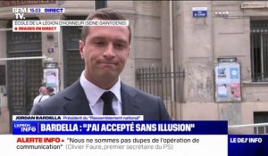 Jordan Bardella (RN) espère une "discussion franche" avec Emmanuel Macron