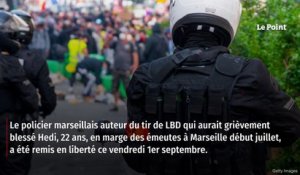 Affaire Hedi : le policier marseillais auteur du tir de LBD remis en liberté