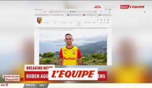 Ruben Aguilar de Monaco à Lens - Foot - Transferts