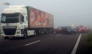 Carambolage monstre sur une autoroute aux Pays-Bas