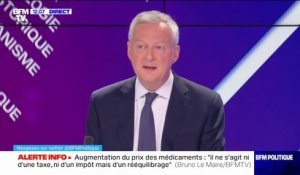 Inflation: Bruno Le Maire affirme que "dès la semaine prochaine, nos compatriotes doivent se dire 'ça arrête de flamber'"