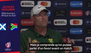 CdM 2023 - Nienaber se moque "d'être le favori ou l'outsider" contre l'Ecosse