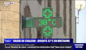 De nouveaux records de chaleur battus en Bretagne, avec près de 33°C localement
