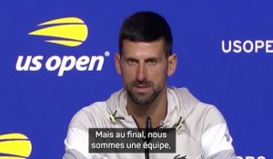 US Open - Djokovic : "Je ne suis pas toujours facile à vivre"