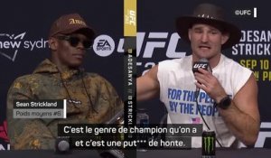UFC 293 - Strickland se moque d'Adesanya : "C'est le genre de champion qu'on a"
