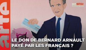 Le don de Bernard Arnault aux Restos du Cœur payé par les Français ? / Désintox du 07/09/2023