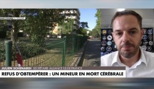 Julien Schenardi : «On est habitués aux déclarations de Jean-Luc Mélenchon, je ne vais pas les commenter»