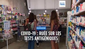 Covid-19 : ruée sur les tests antigéniques en Espagne