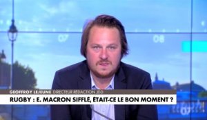 Geoffroy Lejeune : «C'est une vraie fracture avec la France.»