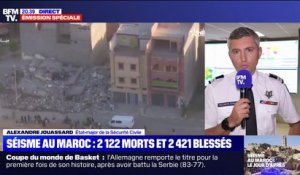 Alexandre Jouassard, état-major de la Sécurité civile, détaille les moyens français prêts à être mis à disposition du Maroc