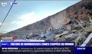 Séisme au Maroc:  le village d'Imi N’Tala détruit par l'effondrement d'une falaise
