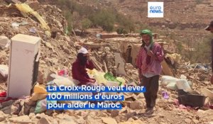 Séisme au Maroc : la Croix-Rouge lance un appel aux dons, les recherches continuent